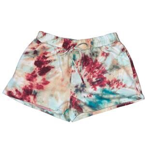 Vanilla Bay Nadia Bright Tie-Dye Lounge Shorts Size Medium